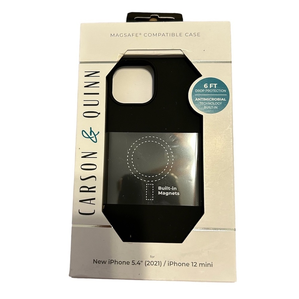 Carson & Quinn MagSafe black case iPhone 12 mini